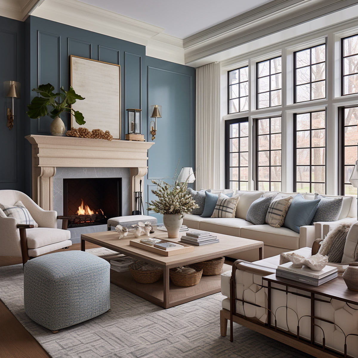 Transitional interior design is a blend of multiple styles, combining traditional elements with contemporary and modern design. It creates a balanced and harmonious space that feels timeless